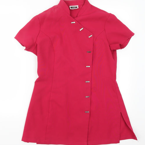 Somon Jersey Womens Pink   Basic Button-Up Size 12