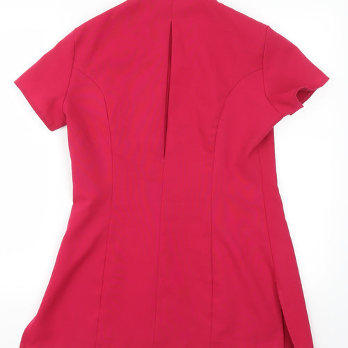 Somon Jersey Womens Pink   Basic Button-Up Size 12