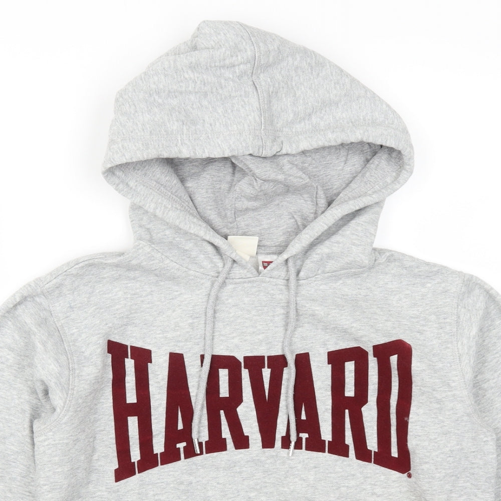 H&M Womens Grey   Pullover Hoodie Size S  - Harvard