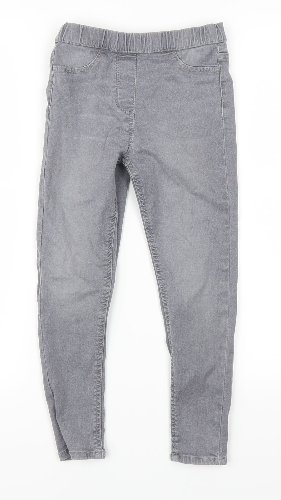 Matalan Girls Grey  Denim Flared Jeans Size 8 Years