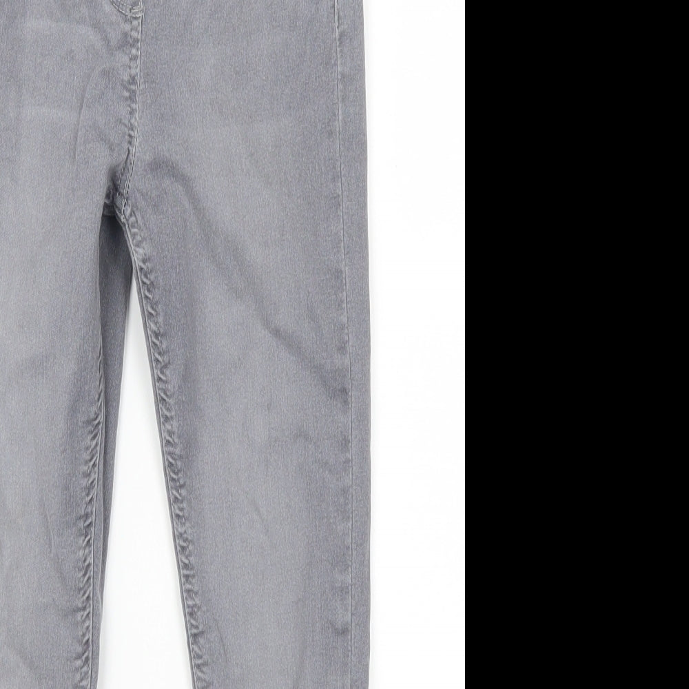 Matalan Girls Grey  Denim Flared Jeans Size 8 Years