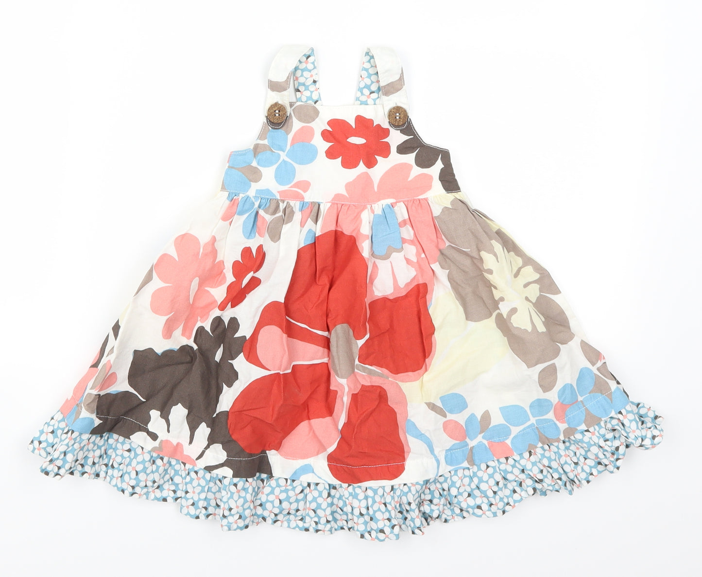 NEXT Girls Multicoloured Floral  Trapeze & Swing  Size 12-18 Months