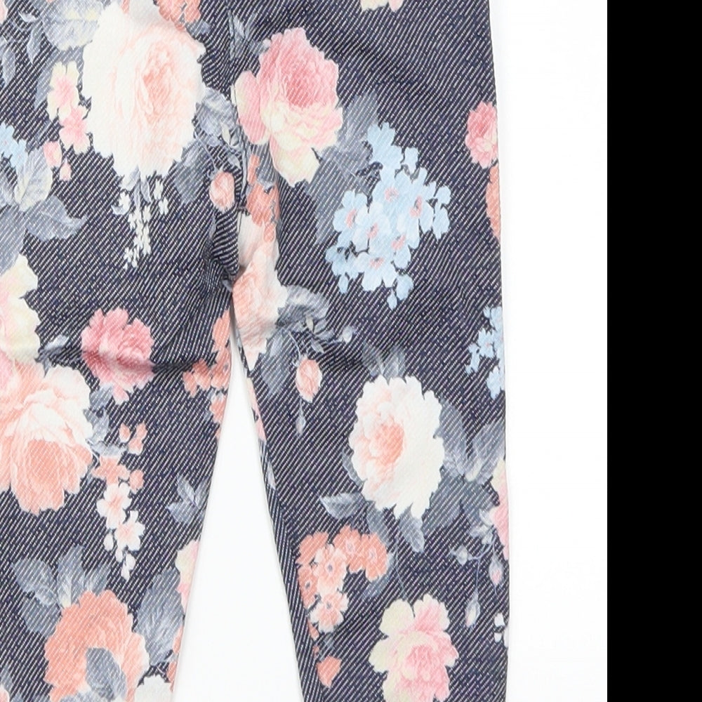Young Dimension Girls Blue Flecked  Capri Leggings Size 18-24 Months