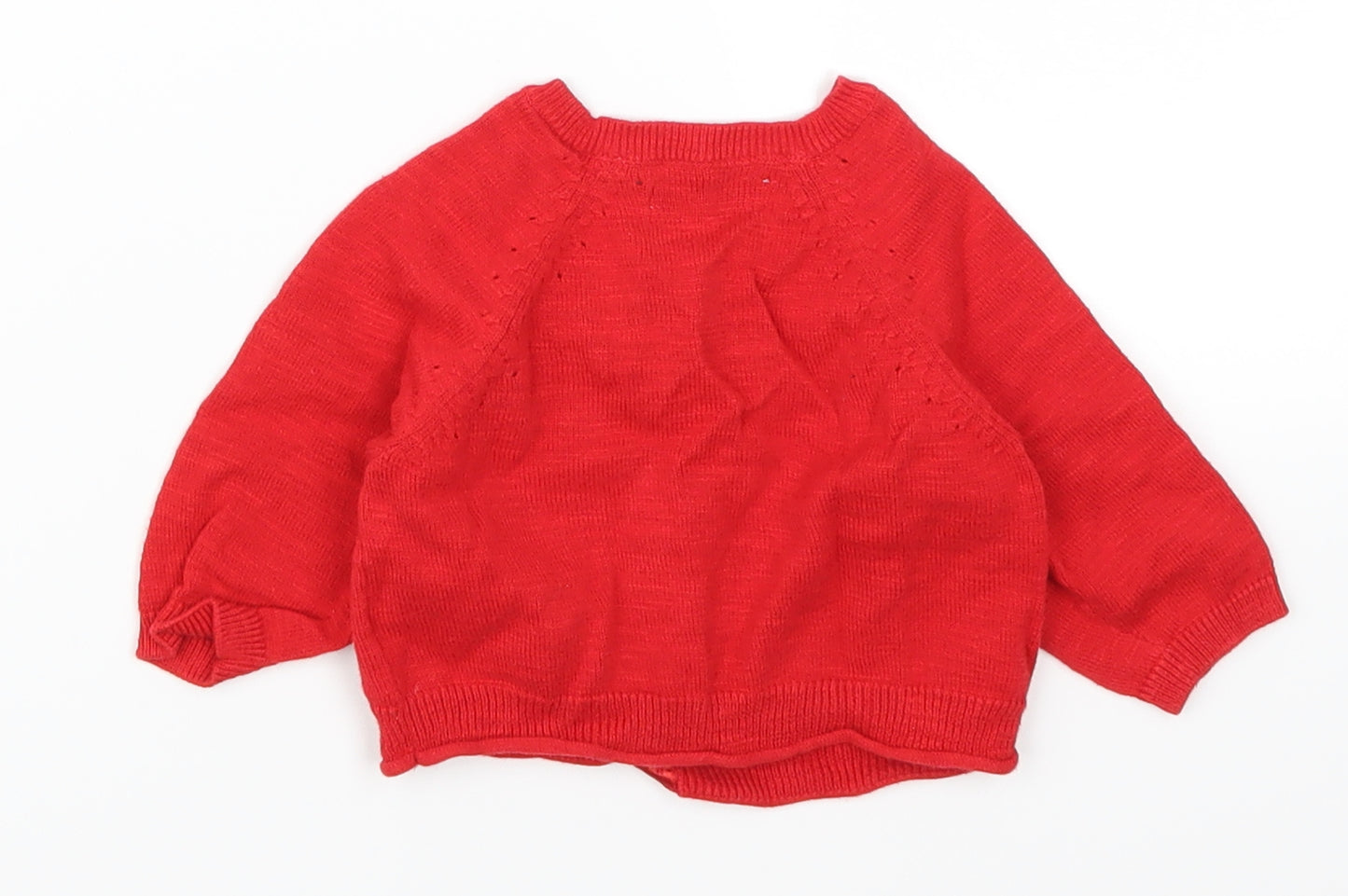 NEXT Boys Red   Cardigan Jumper Size 18-24 Months