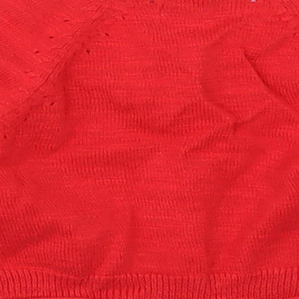 NEXT Boys Red   Cardigan Jumper Size 18-24 Months