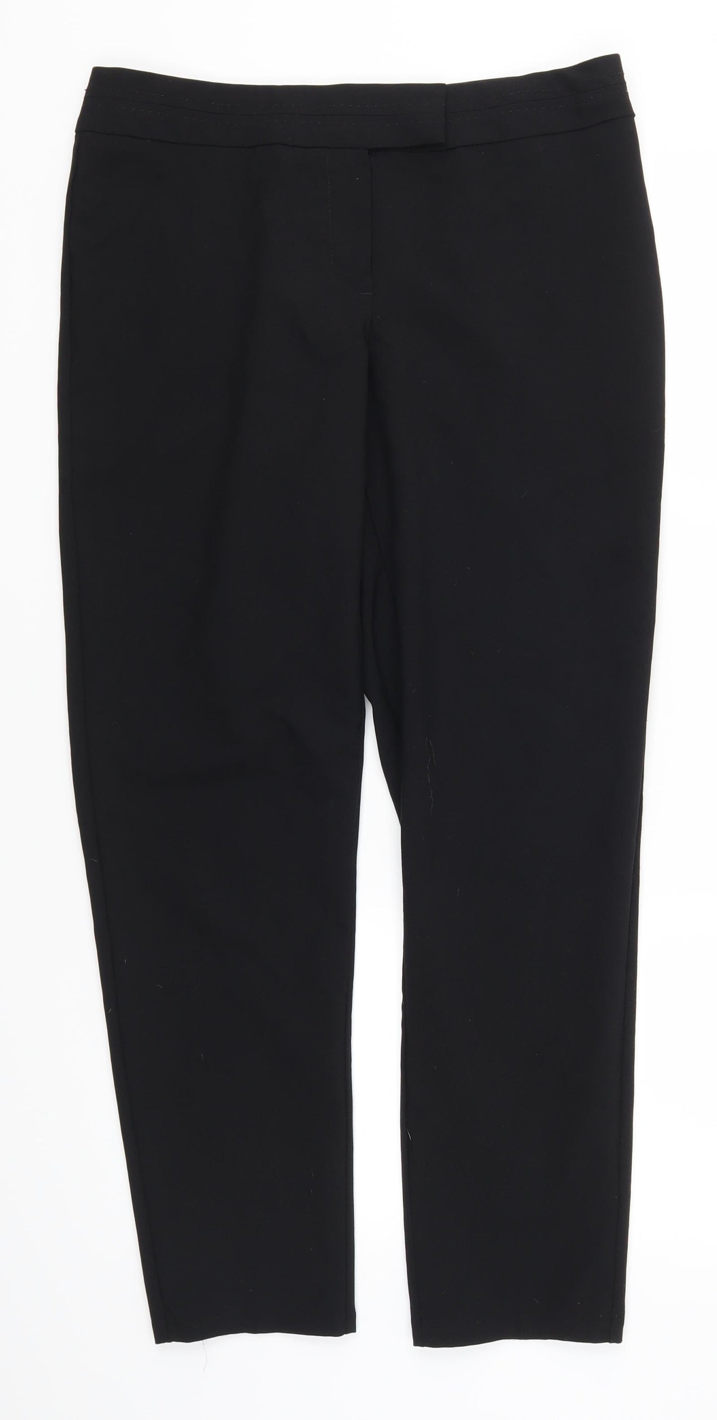 George Womens Black   Trousers  Size 12 L28 in