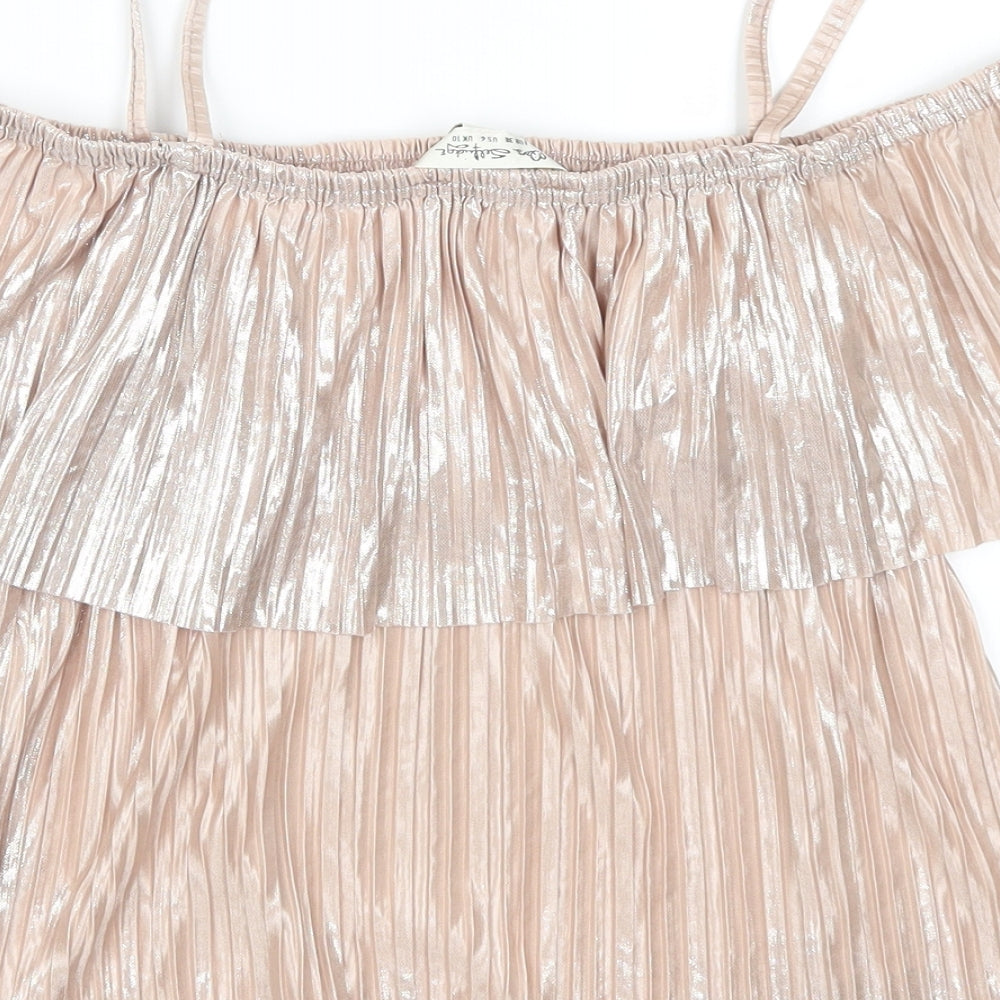 Miss Selfridge Womens Pink   Basic Tank Size 10
