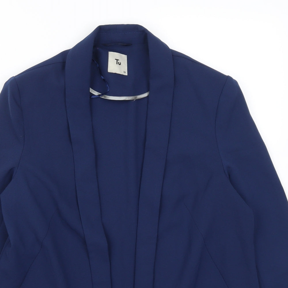 TU Womens Blue   Jacket Blazer Size 10