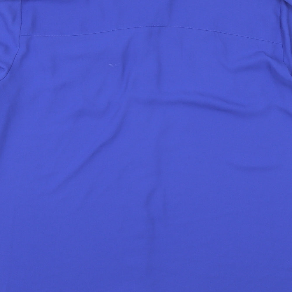 George Womens Blue   Basic Button-Up Size 20