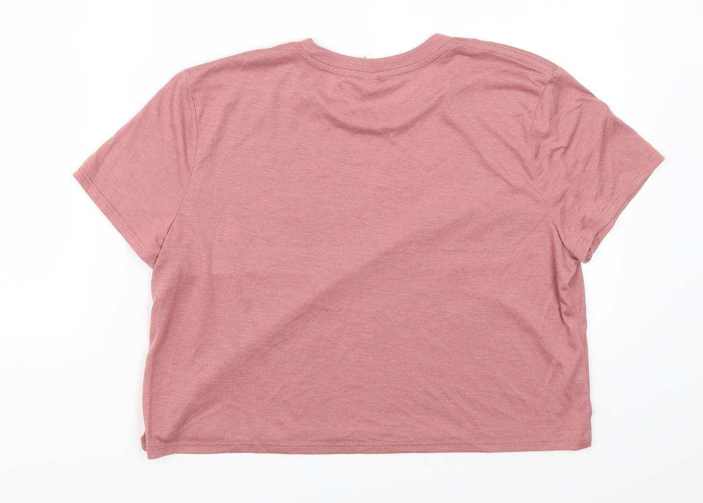 Bella + Canvs Womens Pink   Basic T-Shirt Size M