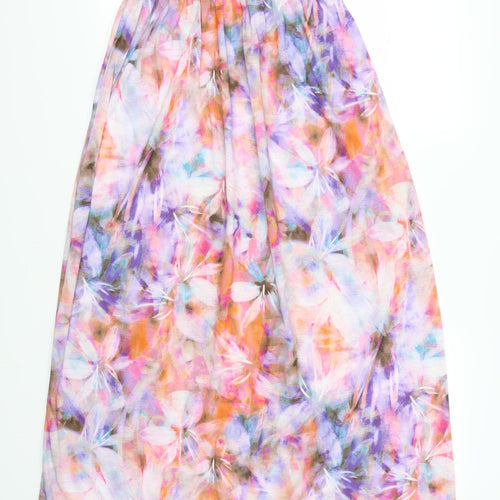 Miss Selfridge Womens Multicoloured Floral  Maxi  Size 14