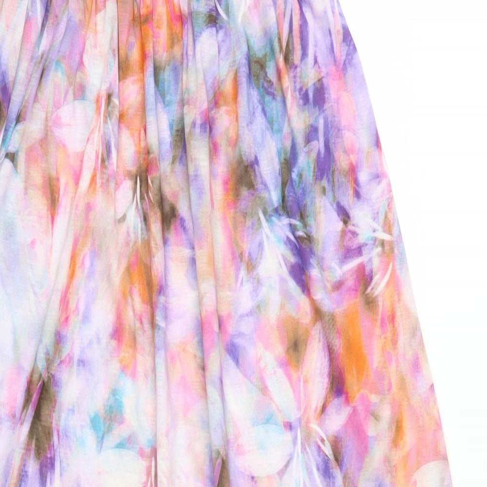 Miss Selfridge Womens Multicoloured Floral  Maxi  Size 14