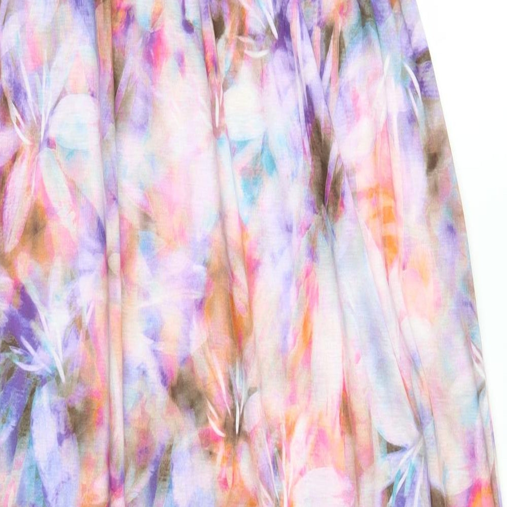 Miss Selfridge Womens Multicoloured Floral  Maxi  Size 14