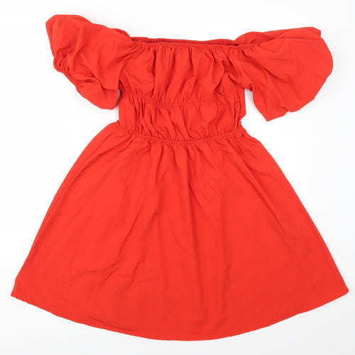 Preworn Womens Red   Skater Dress  Size M