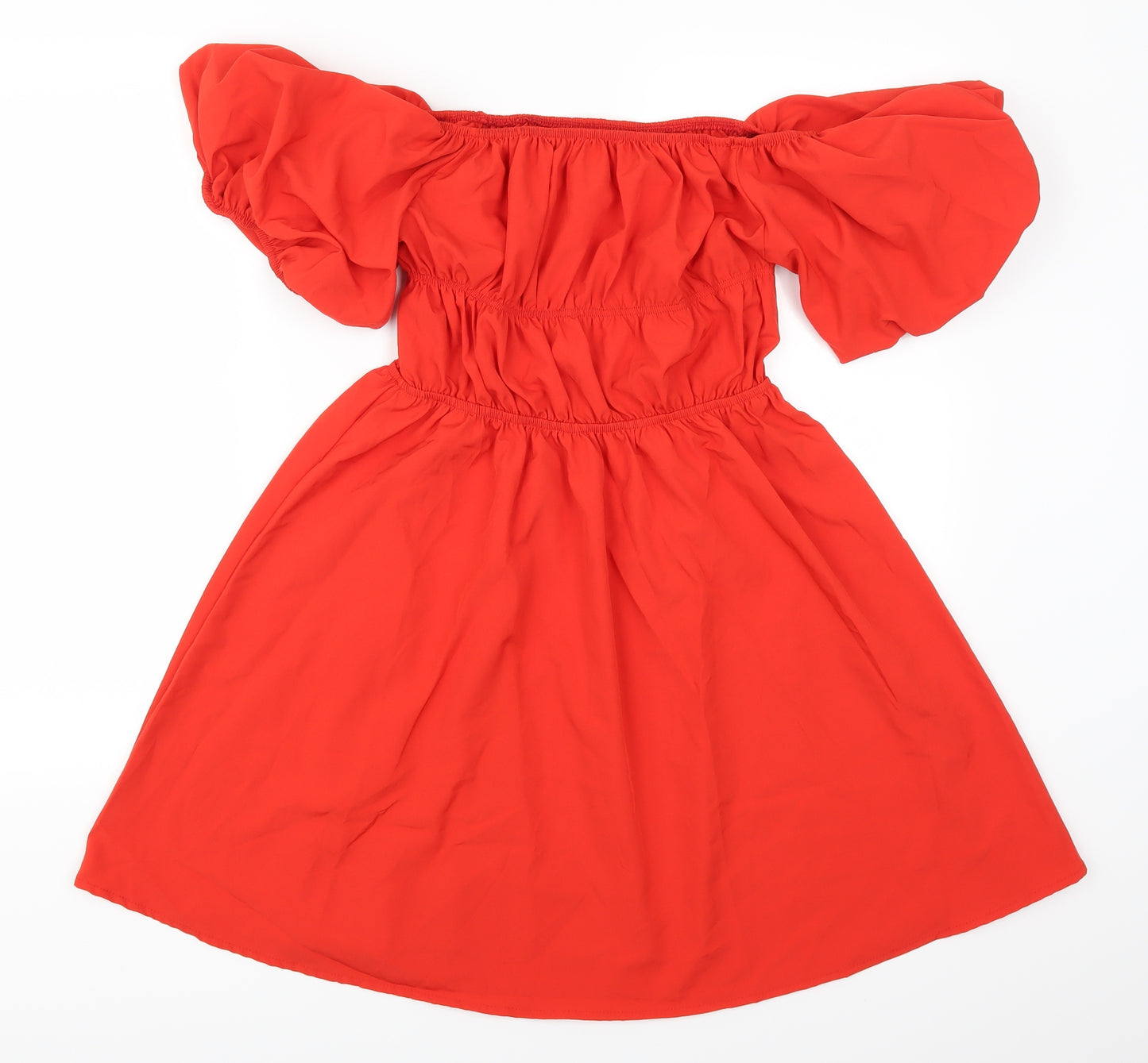 Preworn Womens Red   Skater Dress  Size M
