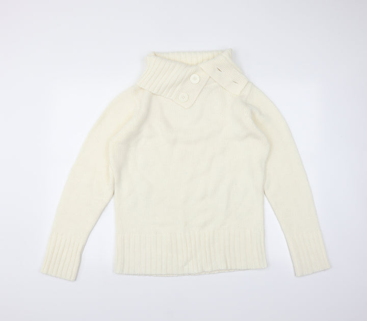Sainsburys Womens Ivory   Pullover Jumper Size 14