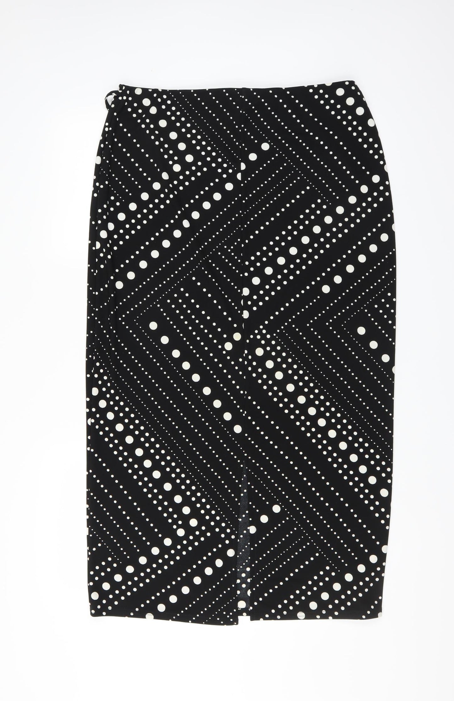 essence Womens Black Polka Dot  Straight & Pencil Skirt Size 20