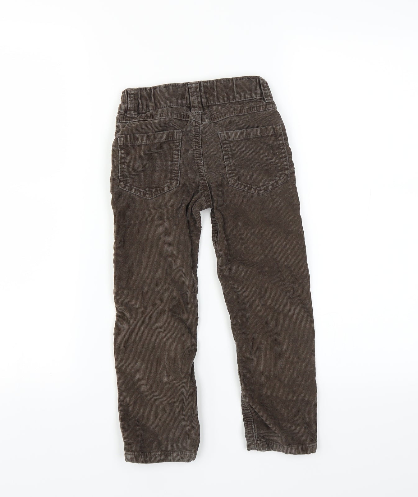 Primark Boys Brown  Corduroy Chino Trousers Size 4-5 Years