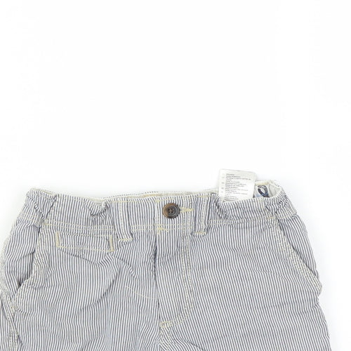 H&M Boys Blue Striped  Bermuda Shorts Size 3-4 Years