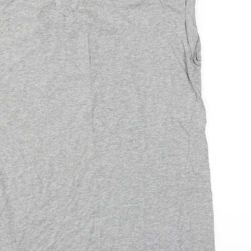 New Look Womens Grey   Basic T-Shirt Size 10  - tall