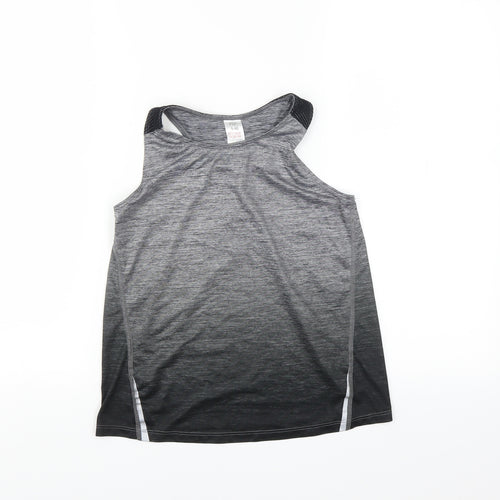 F&F Girls Grey   Basic Tank Size 9-10 Years