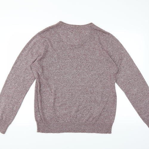 Brave Soul Mens Purple   Pullover Jumper Size L