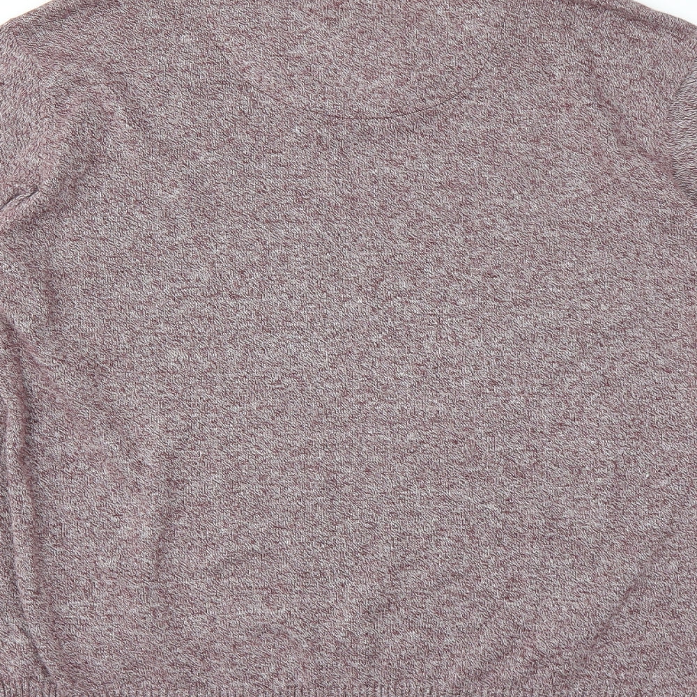 Brave Soul Mens Purple   Pullover Jumper Size L