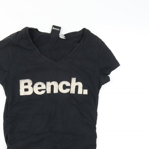 Bench Womens Black   Basic T-Shirt Size XS