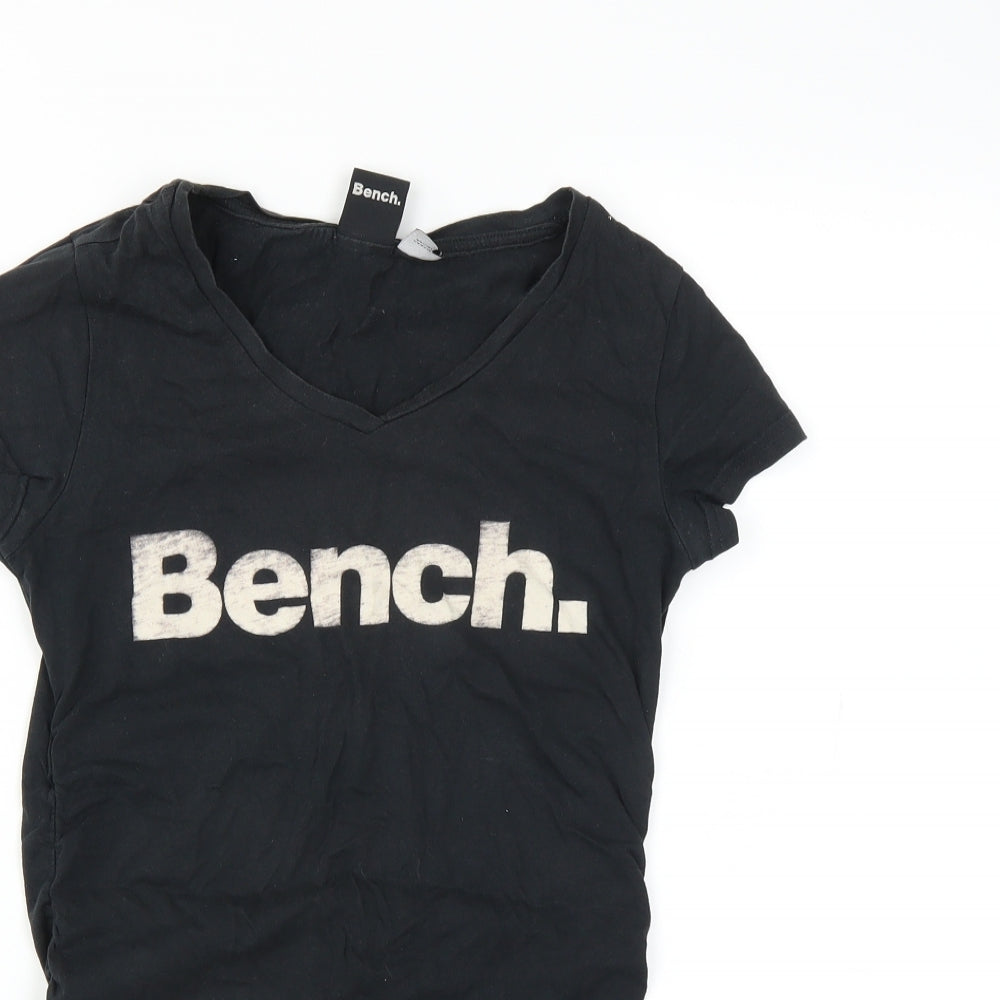 Bench Womens Black   Basic T-Shirt Size XS
