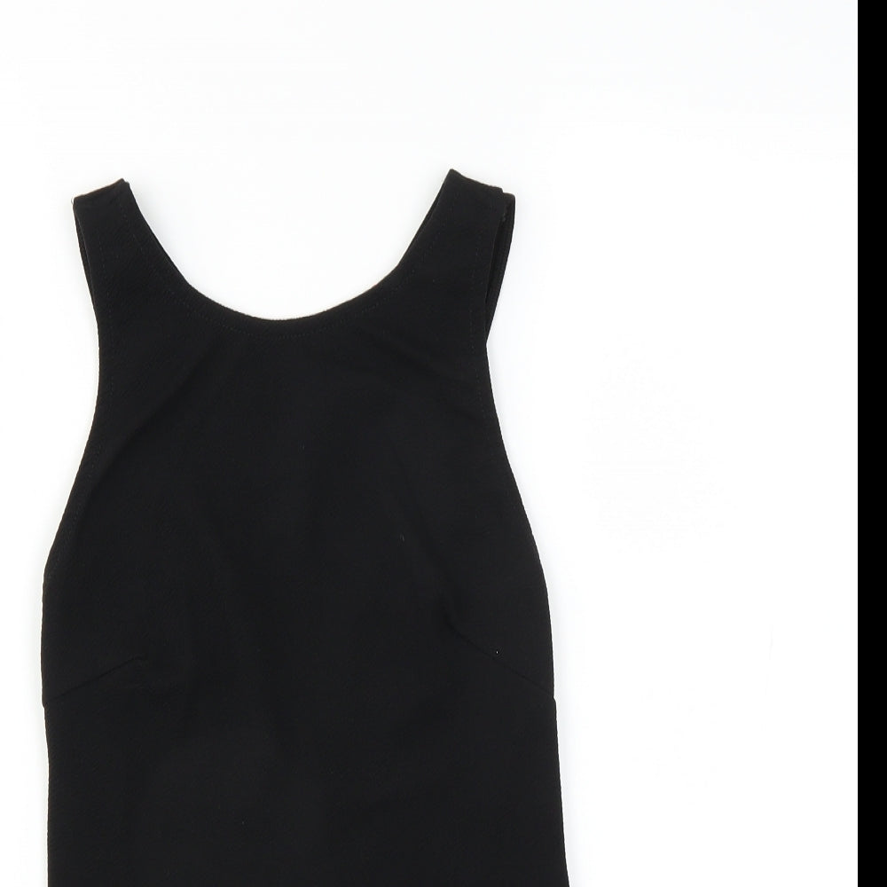 Daisy Street Womens Black   Bodysuit One-Piece Size S