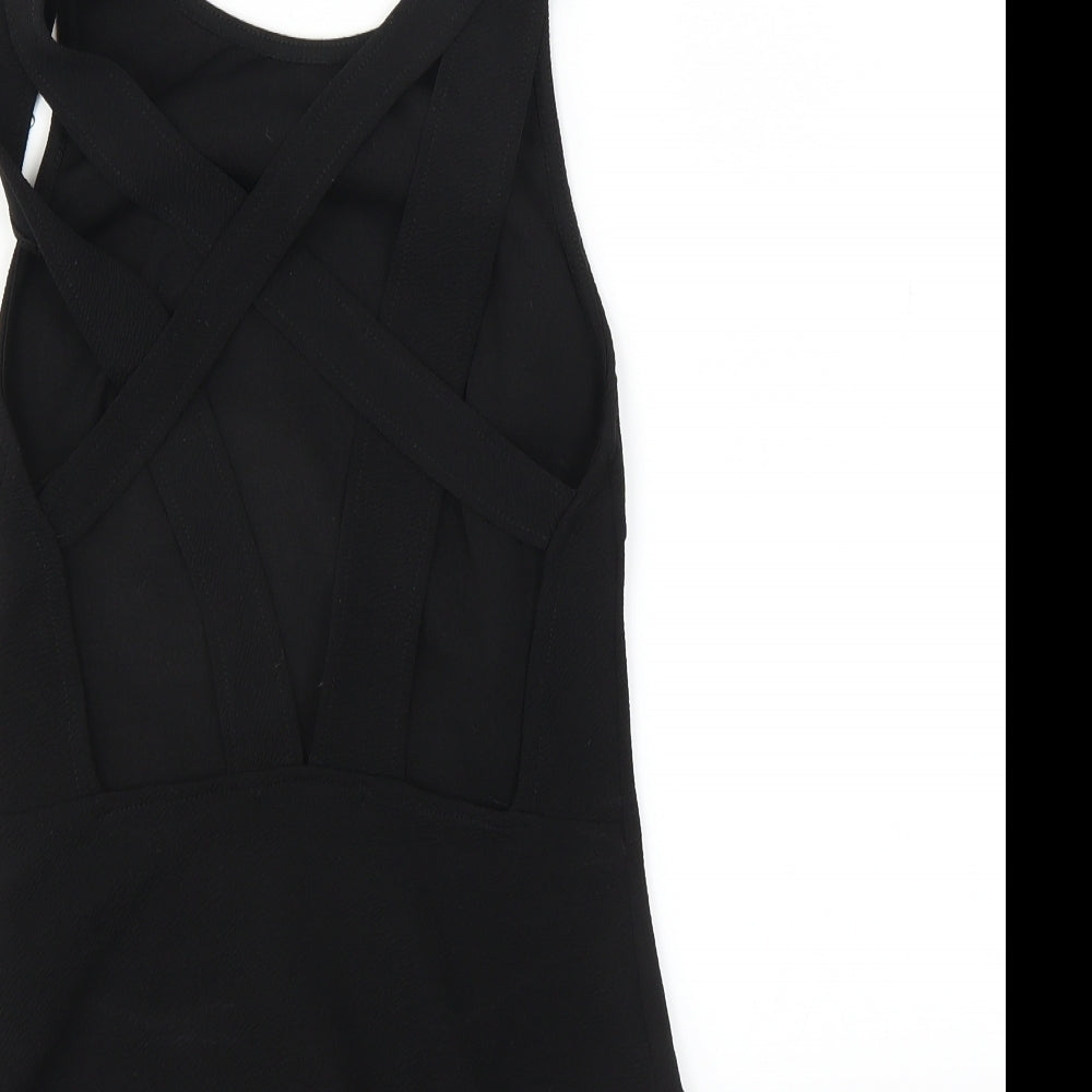 Daisy Street Womens Black   Bodysuit One-Piece Size S