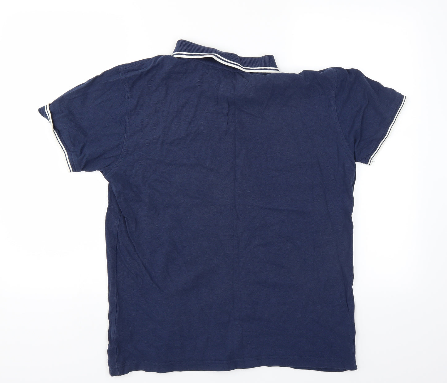 Cedar Wood State Mens Blue    Polo Size L