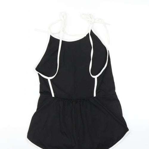 Preworn Womens Black   Playsuit One-Piece Size XL