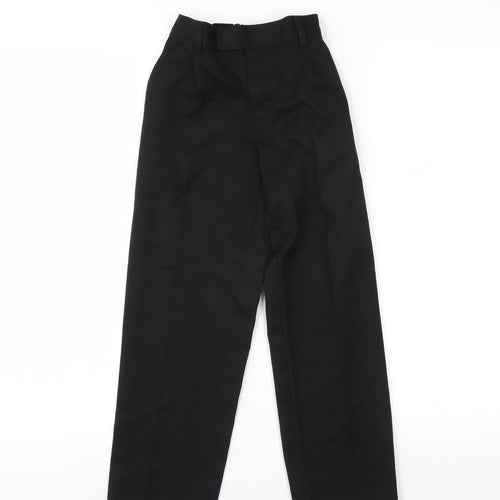 Marks and Spencer Boys Black    Trousers Size 7-8 Years