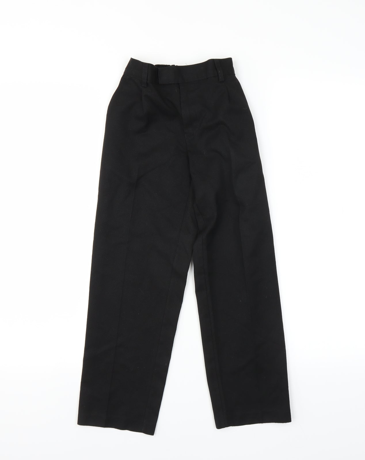 Marks and Spencer Boys Black    Trousers Size 7-8 Years