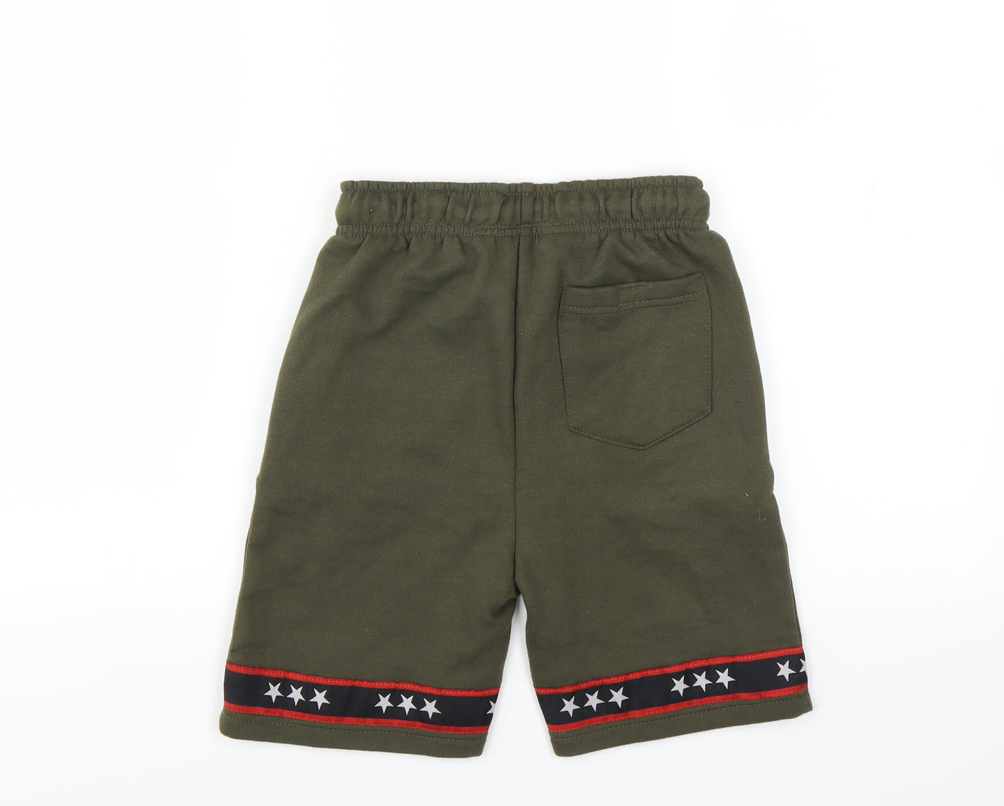 Preworn Boys Green   Sweat Shorts Size 7-8 Years