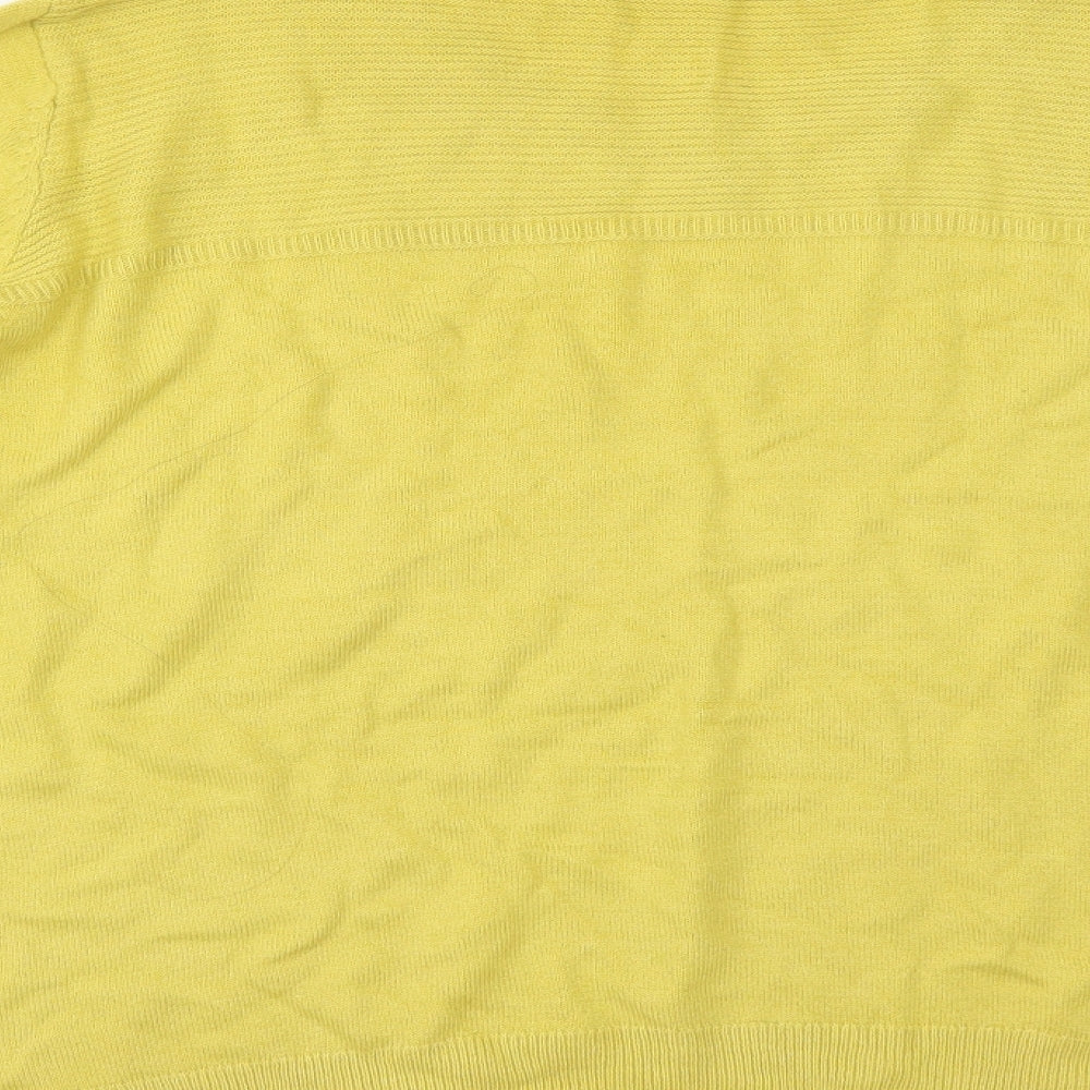 Marks and Spencer Womens Yellow   Pullover Jumper Size 18
