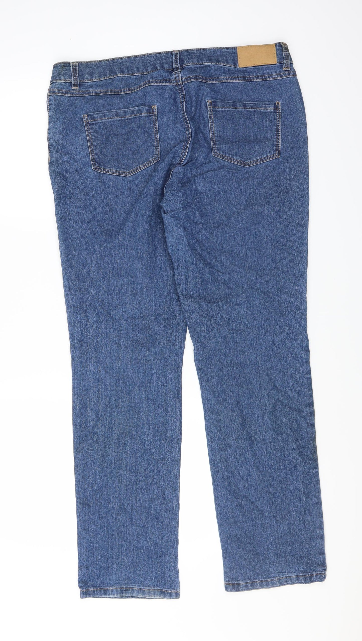 Dorothy Perkins Womens Blue   Straight Jeans Size 14 L30 in