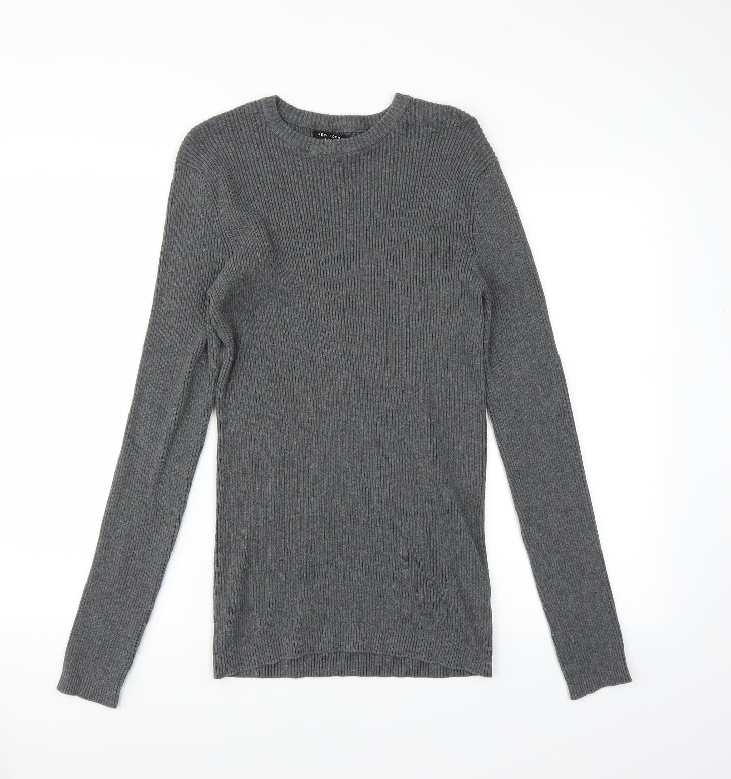 New Look Mens Grey   Pullover Jumper Size S