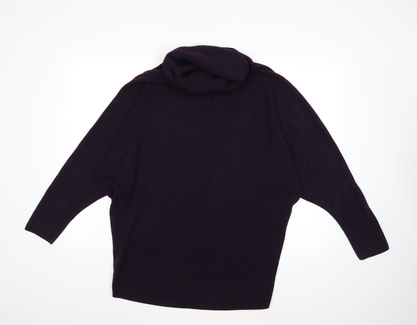 F&F Womens Purple  Knit Pullover Jumper Size 12