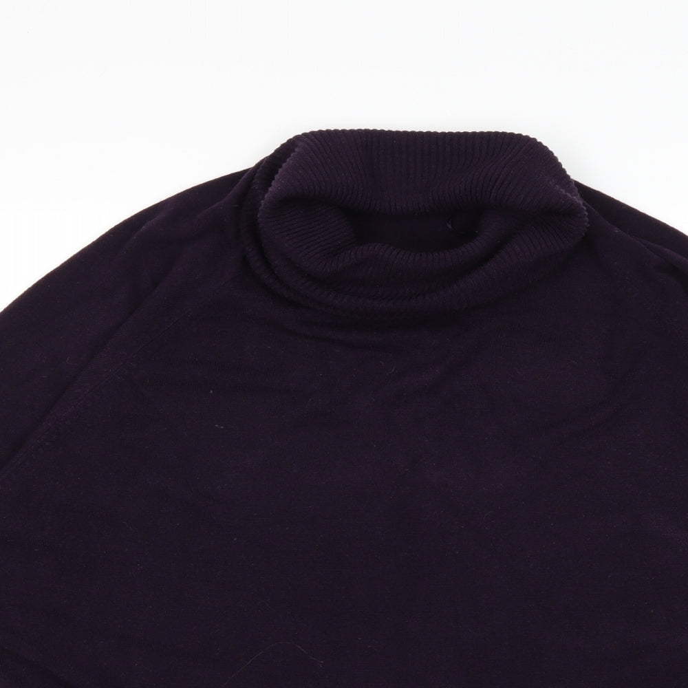 F&F Womens Purple  Knit Pullover Jumper Size 12