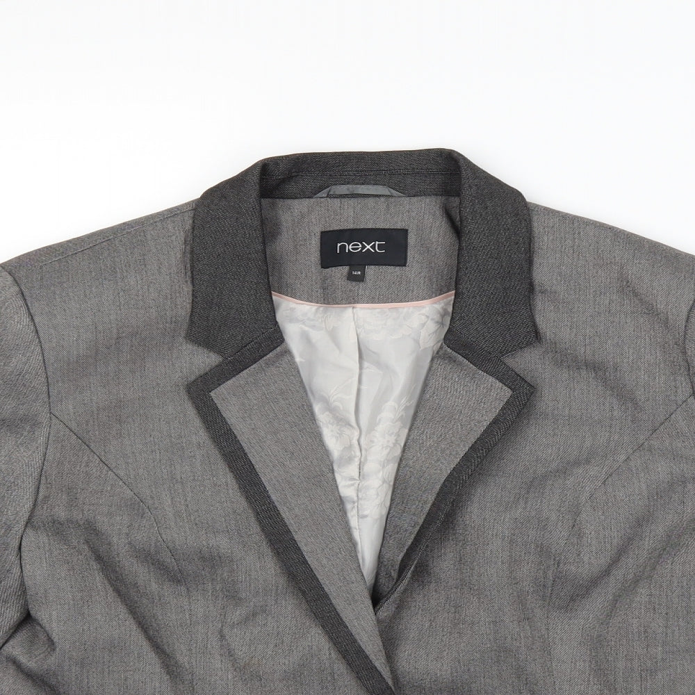 NEXT Womens Grey   Jacket Suit Jacket Size 14