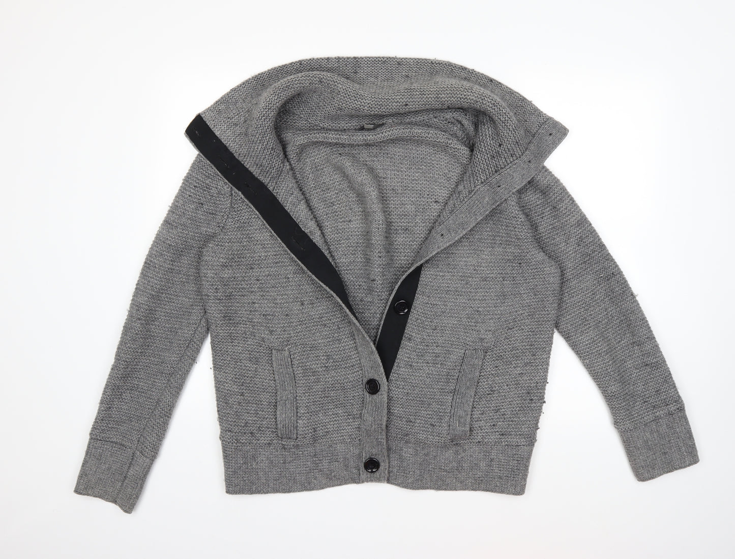 Gap Mens Grey  Knit Cardigan Jumper Size L