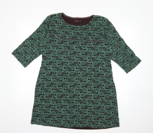 Front view of Ameni women’s green jumper dress, size L