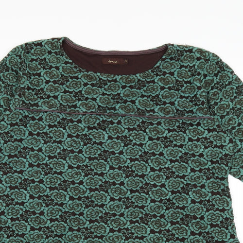 Ameni Womens Green   Jumper Dress  Size L