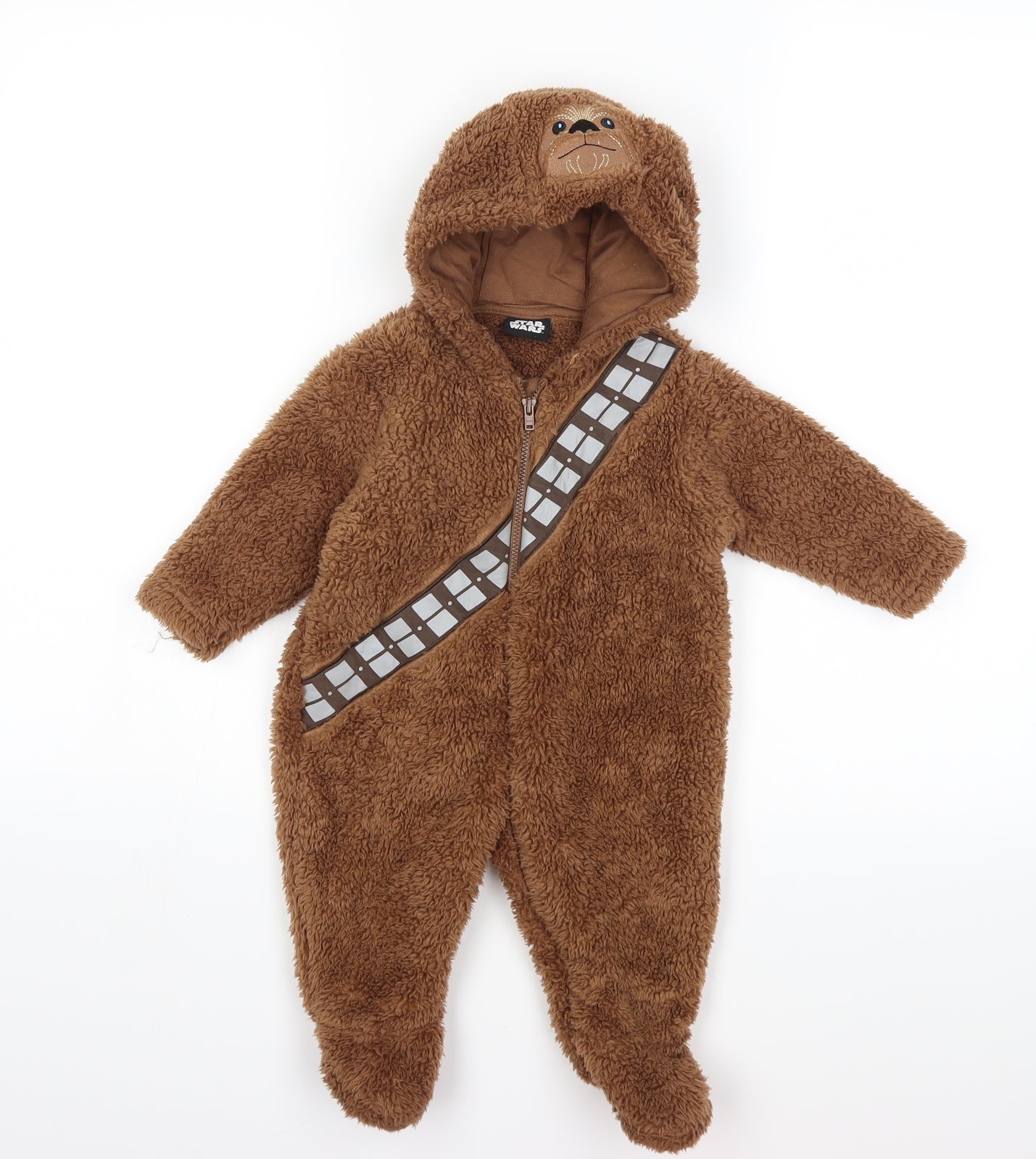 Primark Baby Brown   Babygrow One-Piece Size 3-6 Months