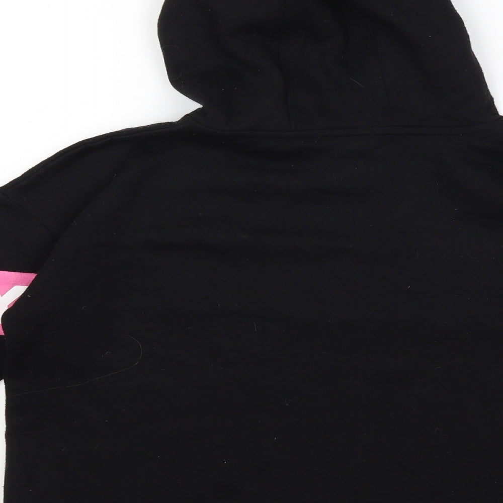 Primark Girls Black   Pullover Hoodie Size 14 Years  - brooklyn