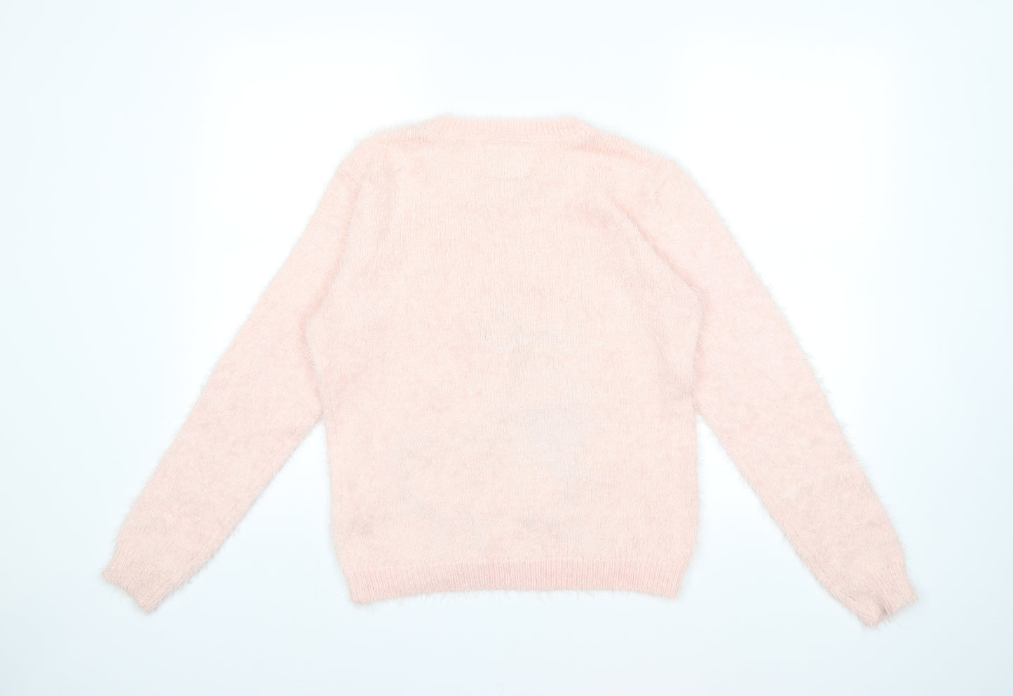 Primark Girls Pink  Knit Pullover Jumper Size 14 Years