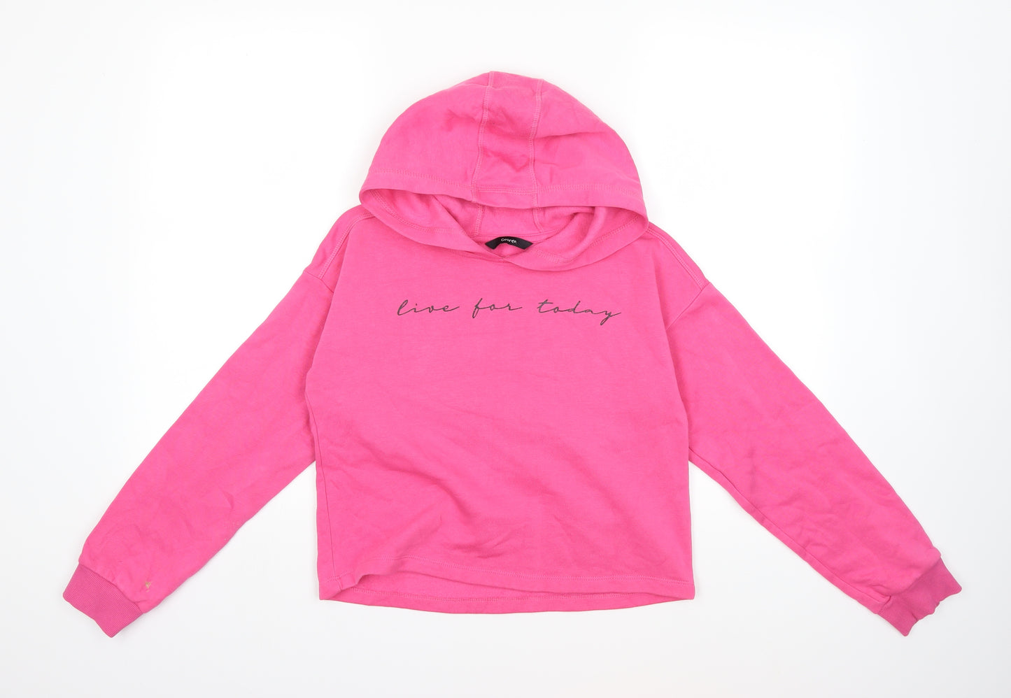 George Girls Pink   Pullover Hoodie Size 13 Years