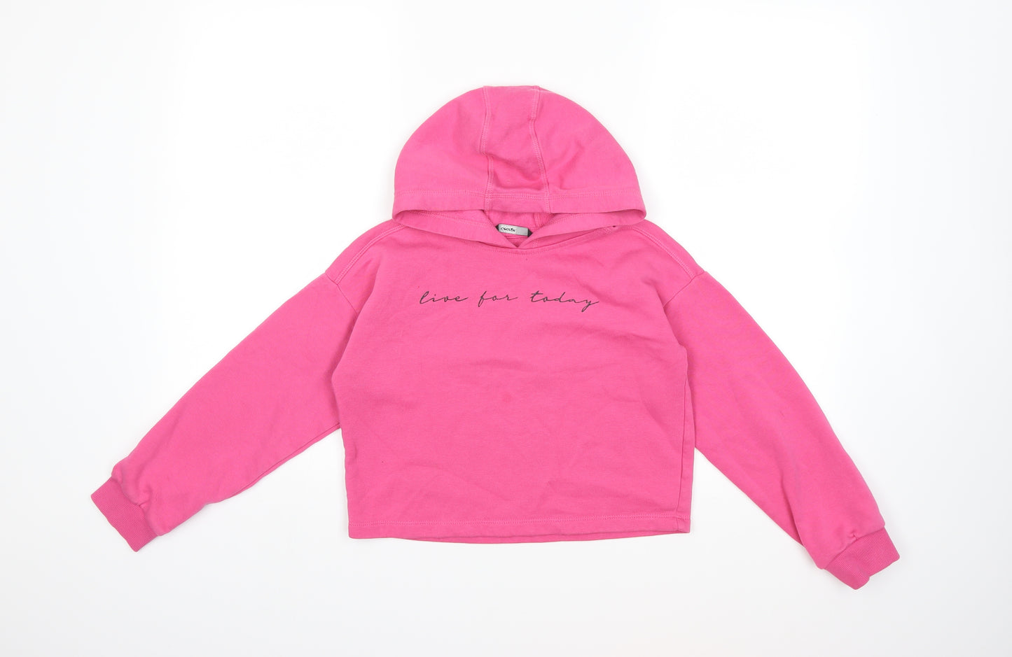 George Girls Pink   Pullover Hoodie Size 10-11 Years